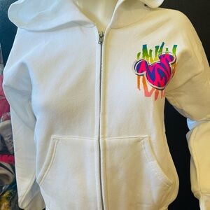 Disney parks Mickey Mouse zip up hoodie